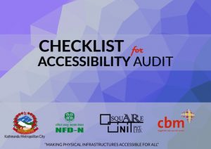 The book cover of checklist for accessibility audit