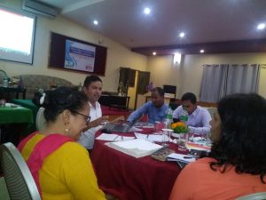 Group discussing on Disability Identity Card