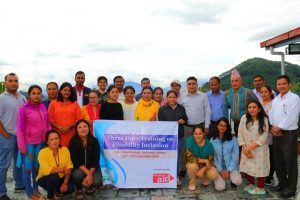 Group photo of Three Days Training on Disability Inclusion
