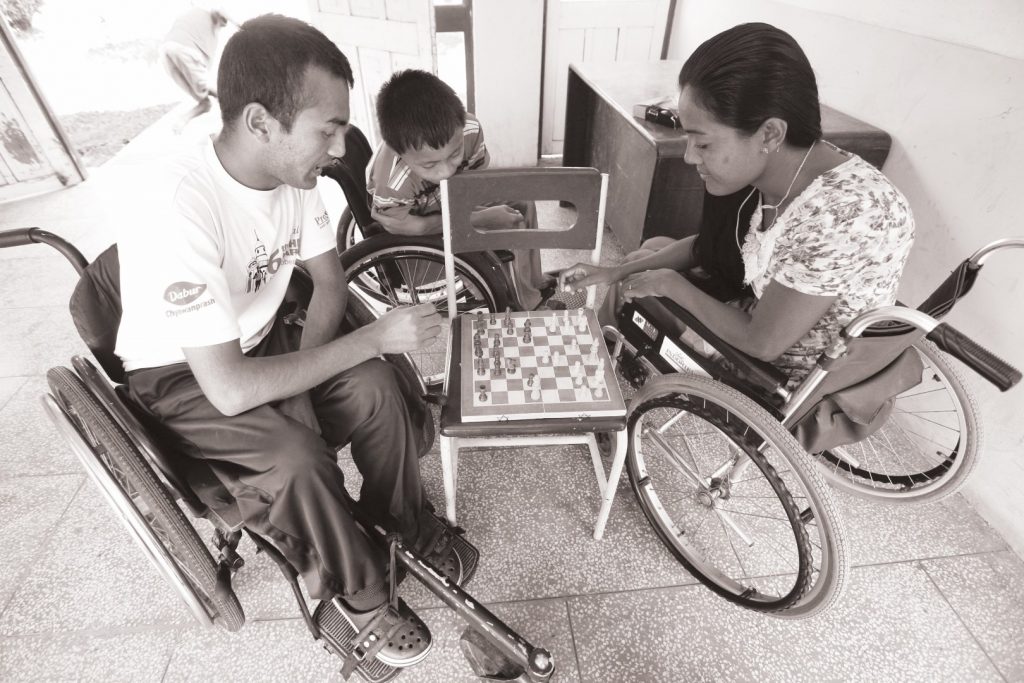 nepali players holding the trophy after winning the tournament