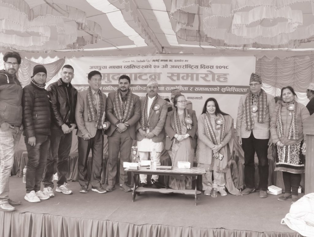 Guests and Delegates at the stage of IDPD ceremony