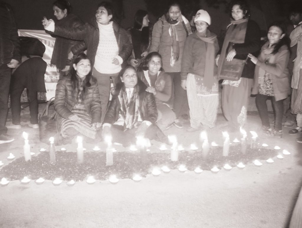 lighting of candle to inaugurate count me campaign