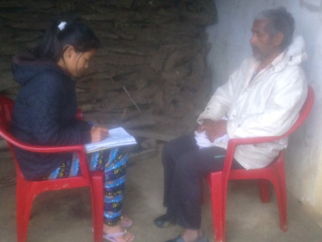Data Collection of people with disabilities affected by earthquake