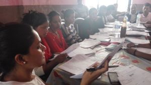 काभ्रे जिल्लामा भूकम्प प्रभावितहरूका लागी महासँघल गरिरहेका कार्यक्रमहरूबारे अभिमुखिकरण कार्यक्रम