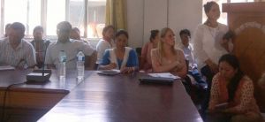 प्रोटेक्सन क्लस्टरको बैठकमा सहभागी अपाङ्गता भएका व्यक्तिहरू