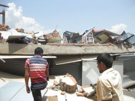 भुकम्प पश्चात सिन्धुपाल्चोक जिल्ला कार्य समितिको कार्यलयकको अनुगमन