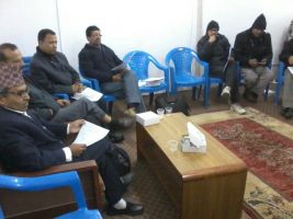 Meeting of steering committee in women ministry under living condition survey project