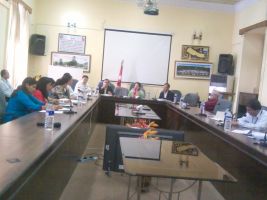 Meeting with Election Commission about NEC 5 years Strategy