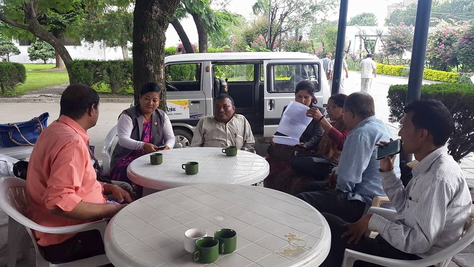 Meeting with CA members for addressing political rights of persons with disabilities