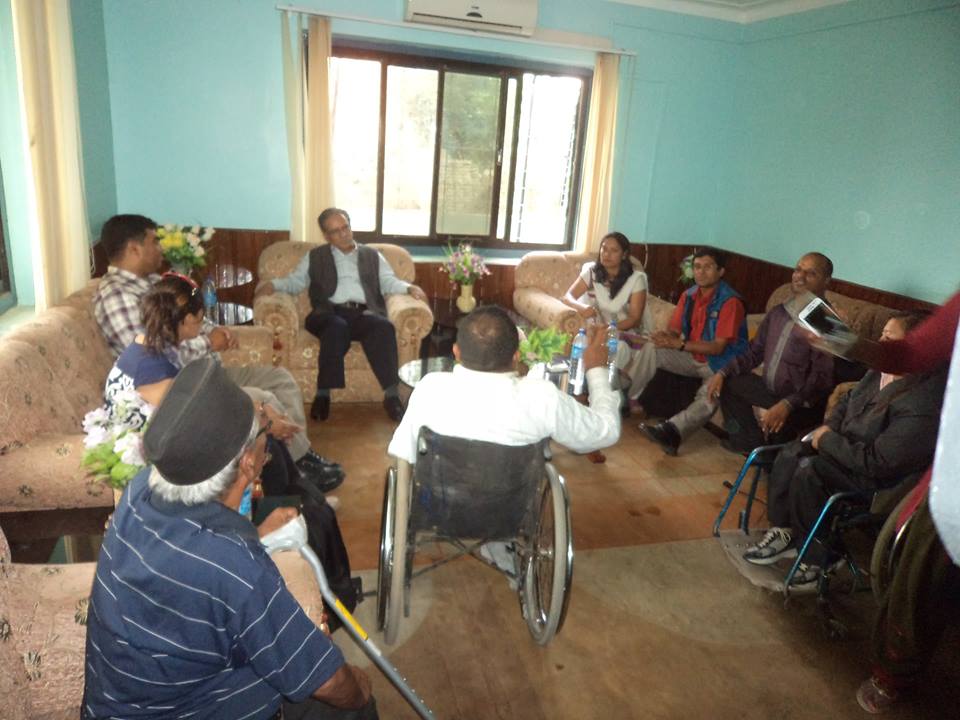 discussion with Prachanda