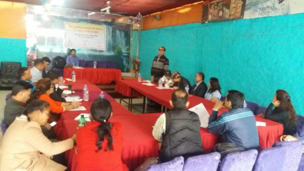 निर्वाचनमा अपाङ्गता सम्बन्धी अन्तरक्रिया गर्दै