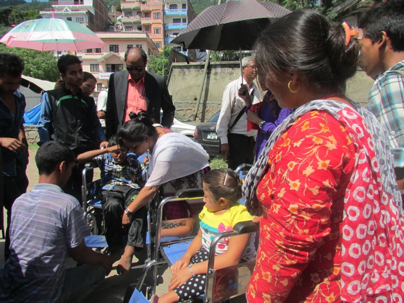 Releif Distribution in Gorkha by NFDN