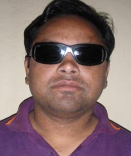 Image of Major Pawan Ghimire, president of Criket Association of the Blind, Nepal