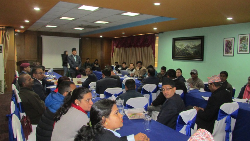 महासंघका संघीय अध्यक्ष मित्रलाल शर्माले सबैलाई कार्यक्रममा स्वागत गर्नुहुदै