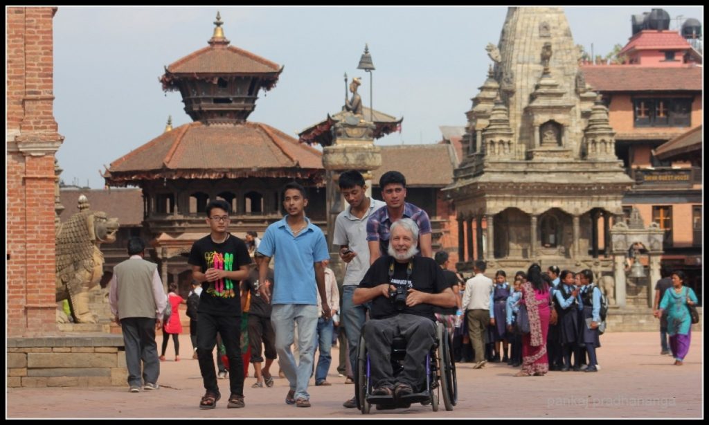 Dr. Scott Rains at Bhaktapur Durbar Square
