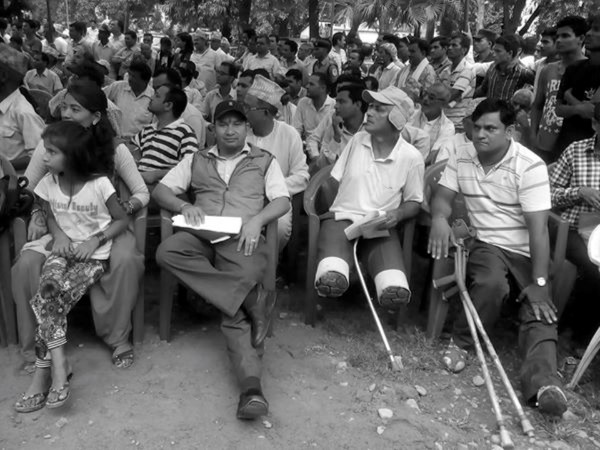 People with disabilities gathered for constitution feedback
