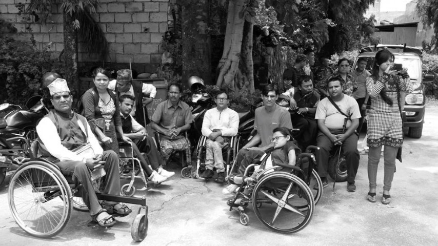 People with disabilities gathered for constitution feedback