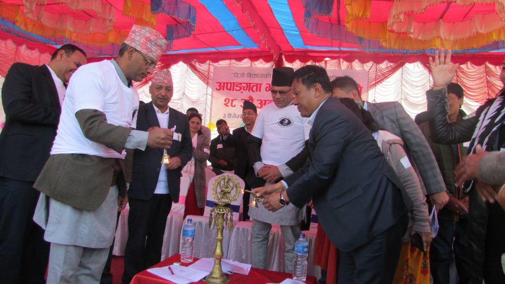 दिप प्रज्वलन फोटो