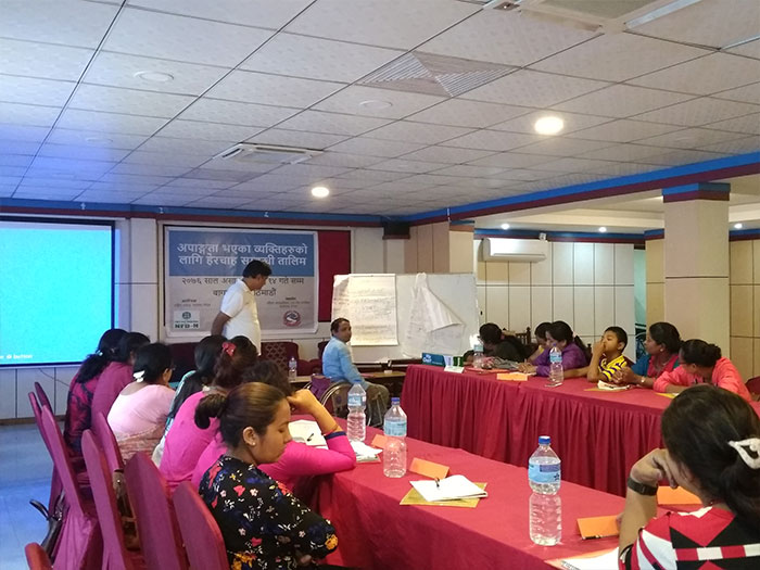 Photo from a training program