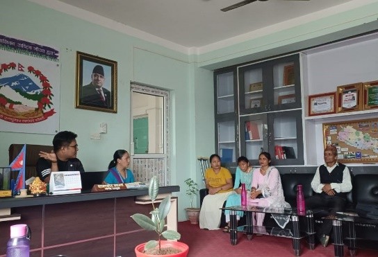 Meeting with disabled people