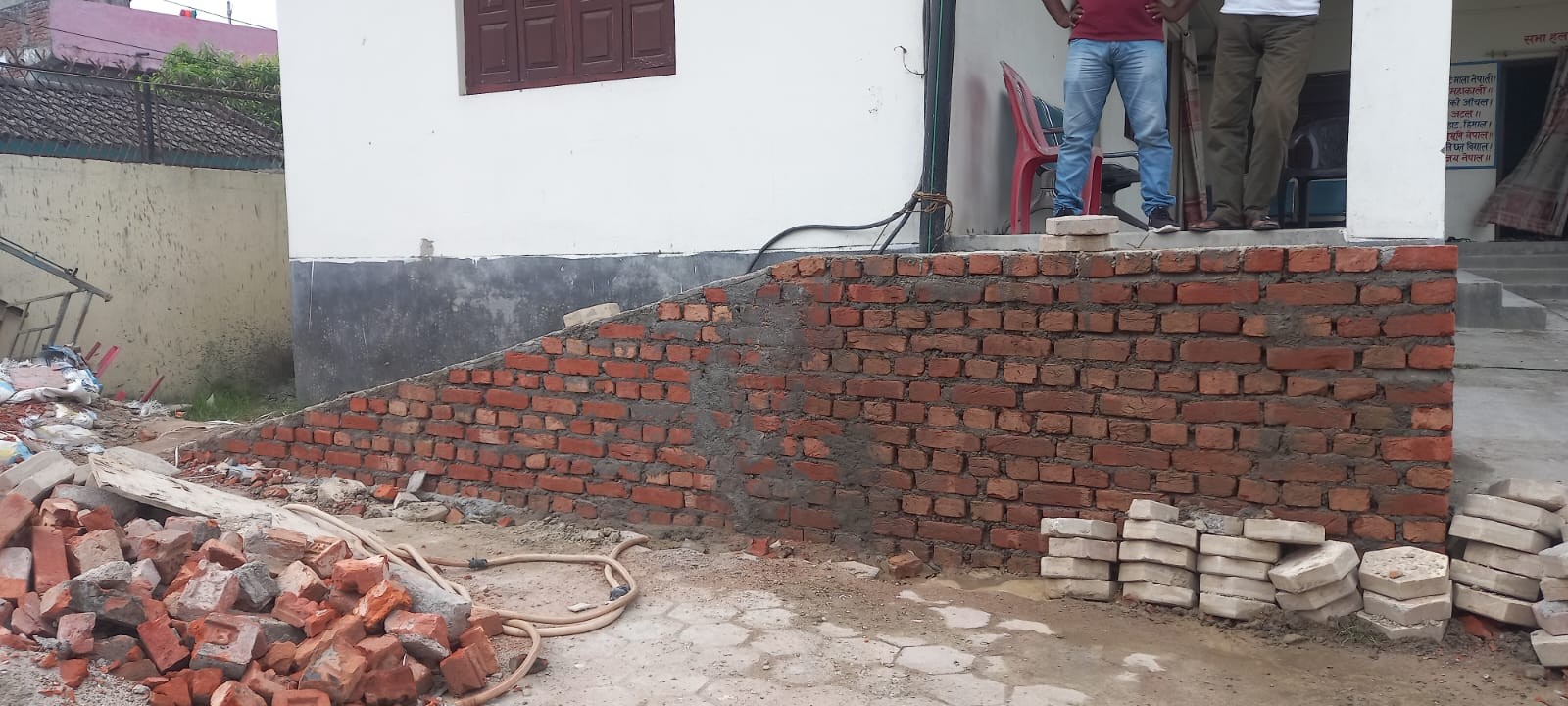 Building disable friendly ramp