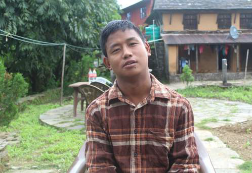 a person looking at camera